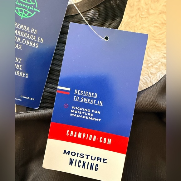 Champion Women's Black Racerback Sports Bra - Picture 3 of 5